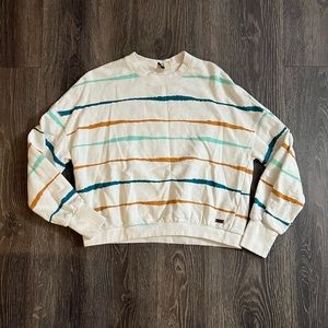 Women’s Roxy crop crew neck sweatshirt